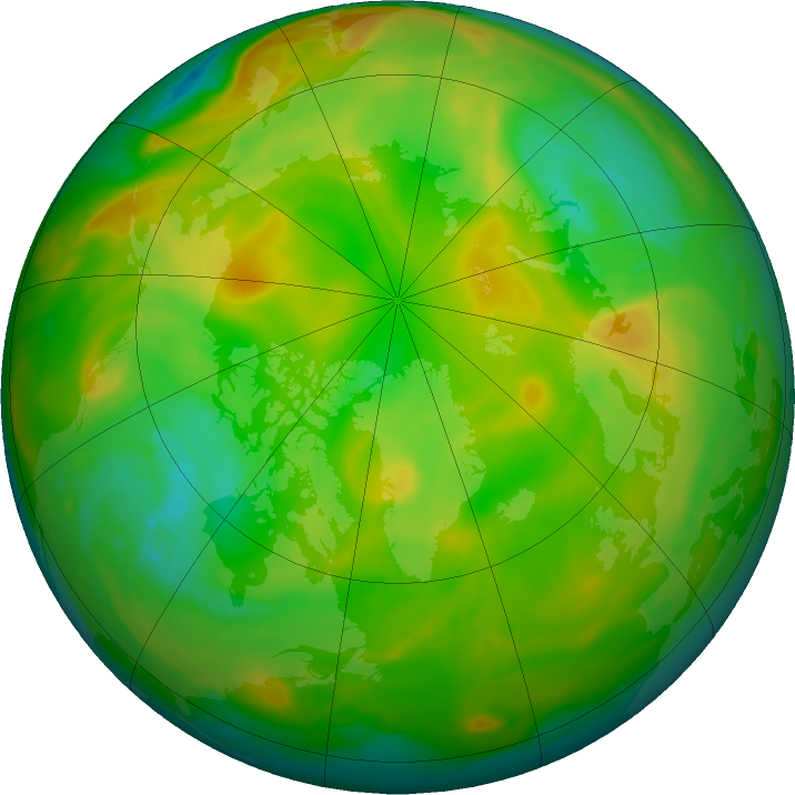 Arctic ozone map for 04 June 2023